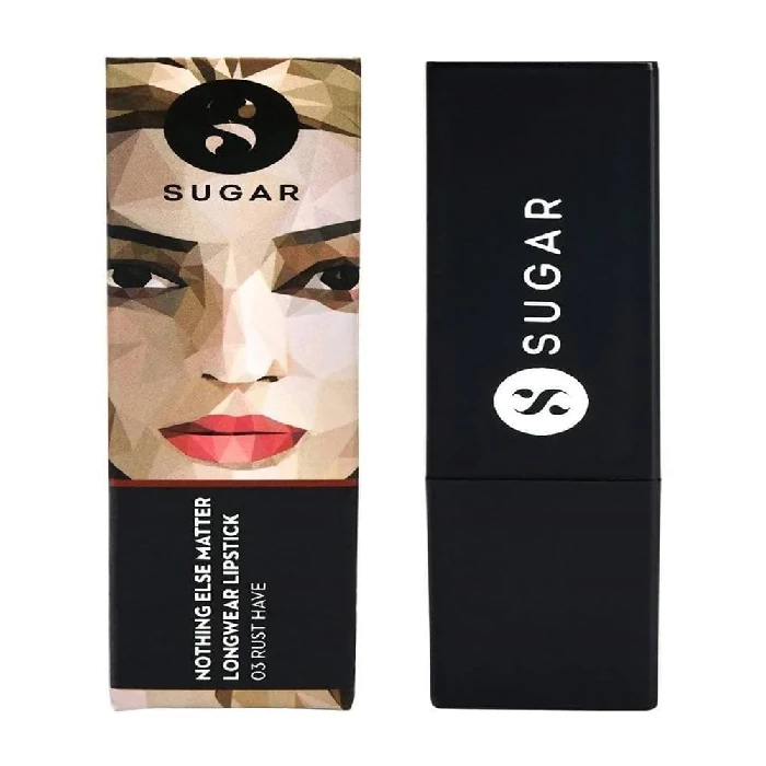 Sugar Nothing Else Matter Longwear Lipstick - Rust Have (Subtle Burnt Red), 3.2 g-2.webp